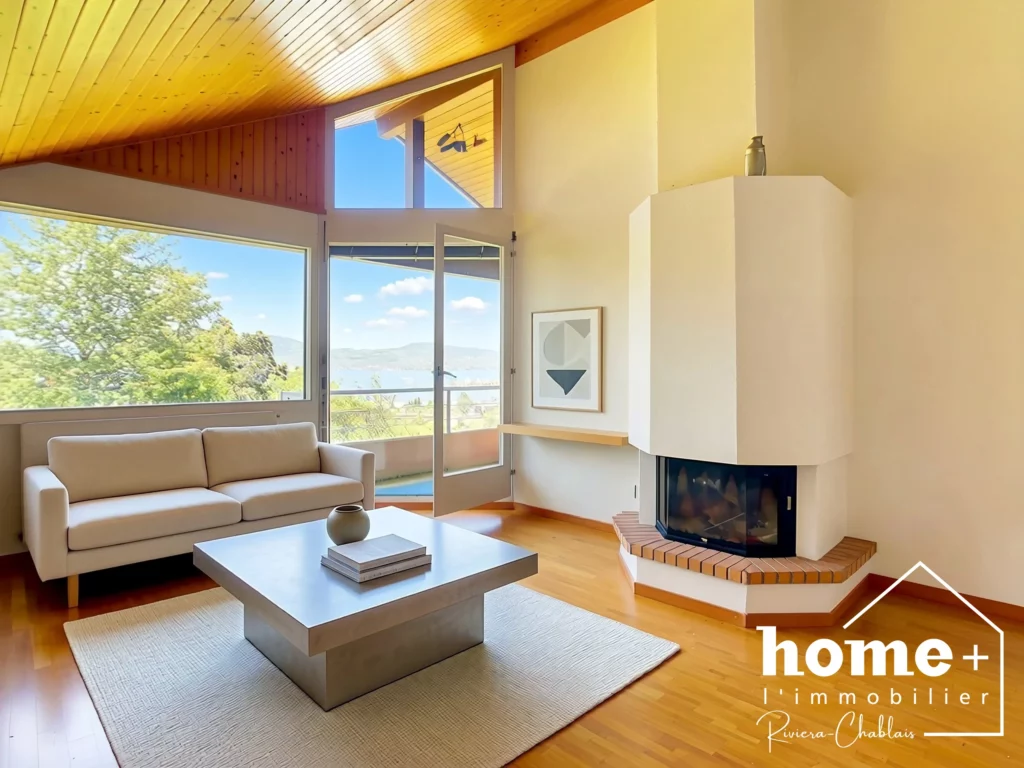 Appartement de 3,5 pièces au calme avec vue dégagée sur le lac