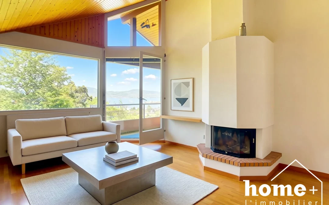 Appartement de 3,5 pièces au calme avec vue dégagée sur le lac