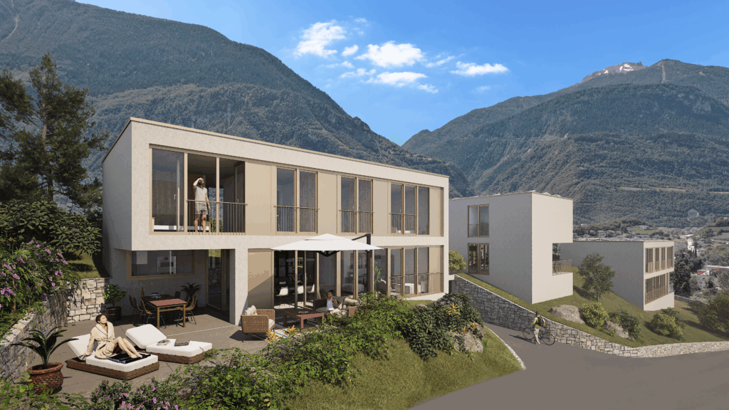 Veyras – Magnifique villa individuelle d&rsquo;architecte de 5,5 pièces