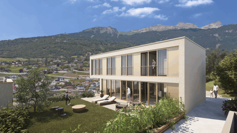 Veyras – Magnifique villa individuelle d&rsquo;architecte de 5,5 pièces
