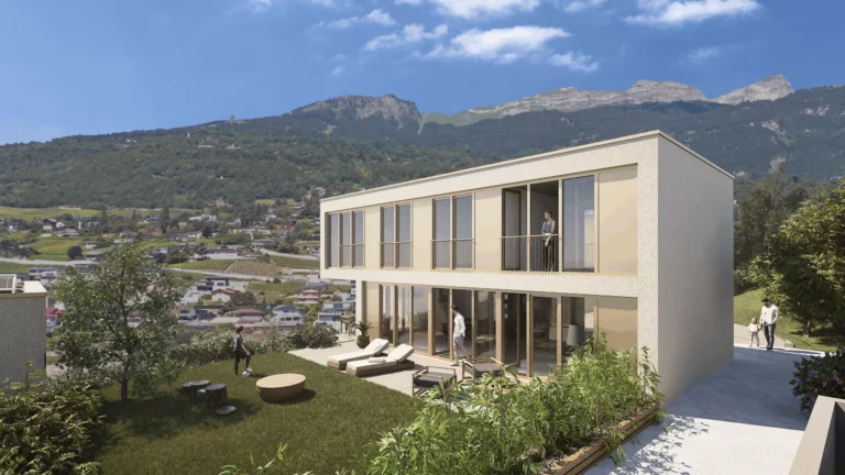 Veyras – Magnifique villa individuelle d&rsquo;architecte de 5,5 pièces
