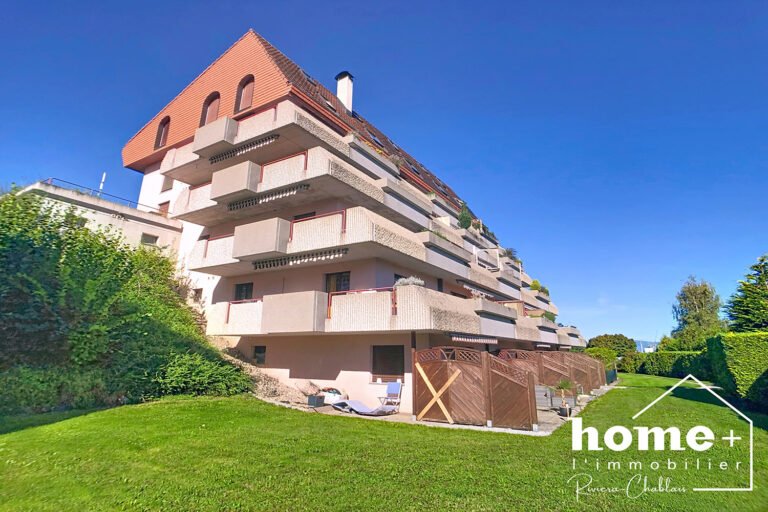 Bouveret – Magnifique 1,5 pièces avec terrasse privative à deux pas du lac