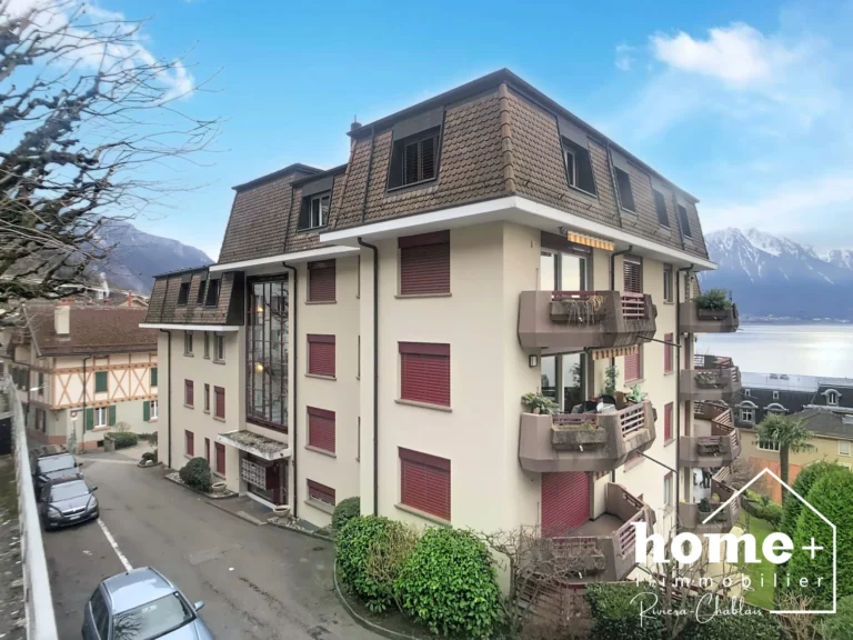 Territet – Superbe appartement de 3,5 pièces en position dominante et vue panoramique !