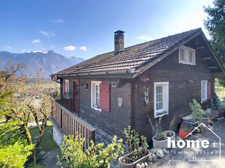 Les Évouettes – Chalet individuel au calme avec vue dégagée