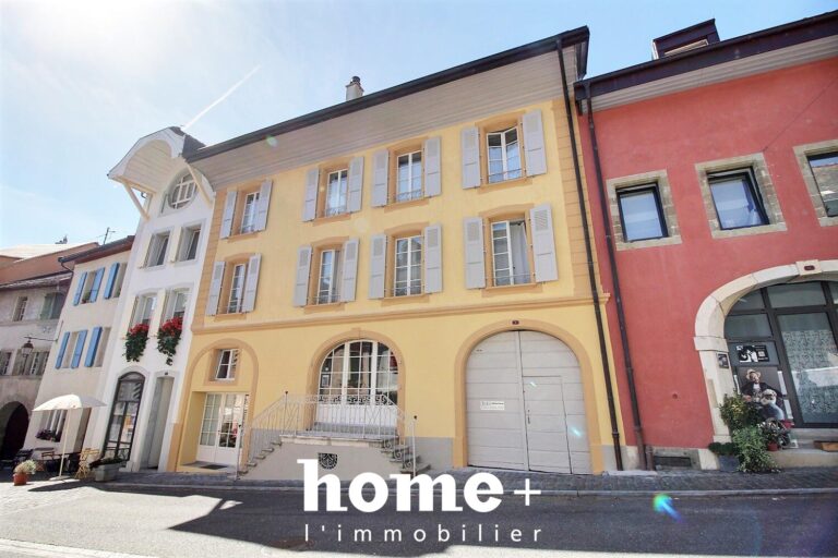 Aubonne – Duplex avec beaucoup de cachet et charmante terrasse