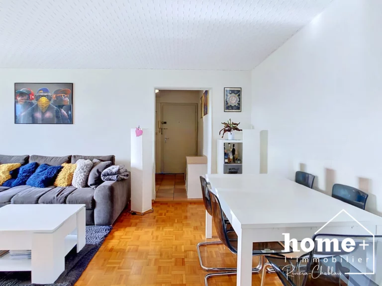 Chailly – Appartement de 3,5 pièces avec grand balcon et vue dégagée