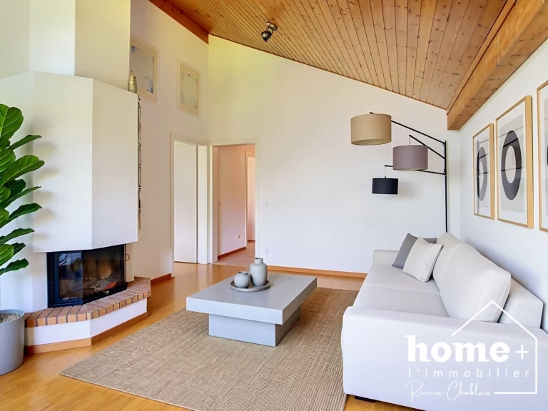 Le Bouveret – Appartement de 3,5 pièces, au calme avec vue dégagée sur le lac