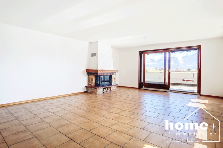 Magnifique appartement traversant de 4,5 pièces avec vue lac