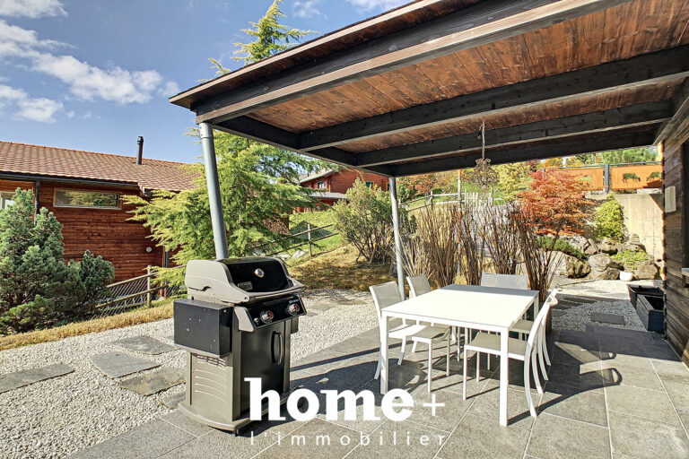 Chalet individuel de 4.5 pièces + grand sous-sol aménagé