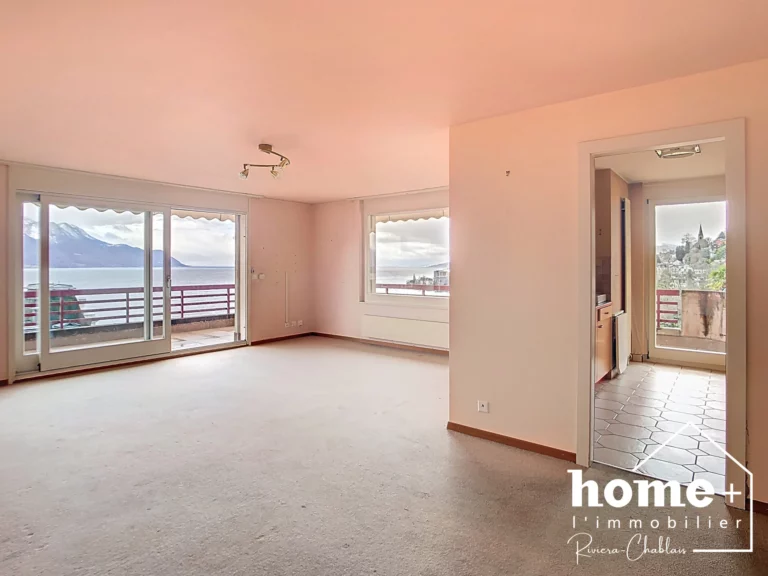 Territet – Superbe appartement de 3,5 pièces en position dominante et vue panoramique !