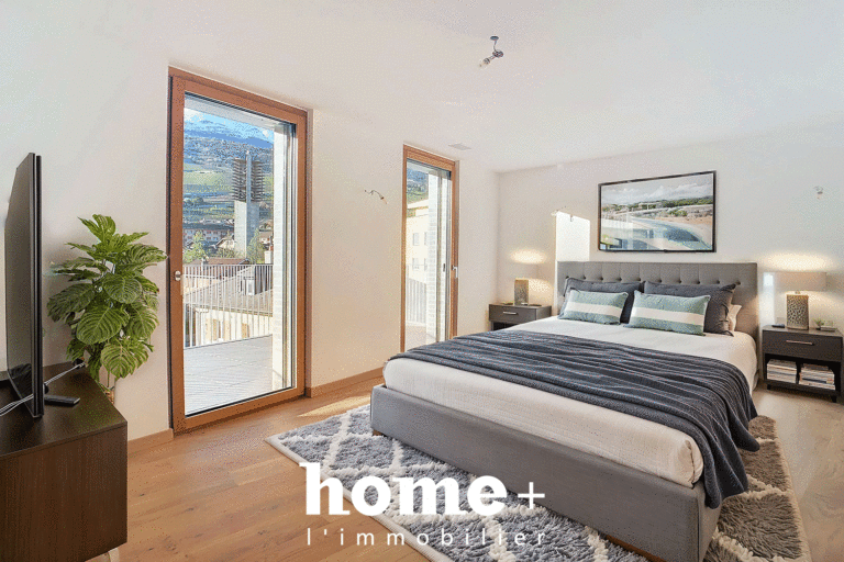 Magnifique appartement traversant en attique de 4,5 pièces