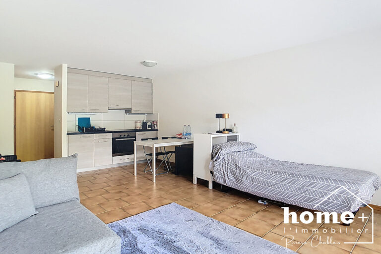 Bouveret – Magnifique studio avec terrasse à 2 minutes à pied du lac