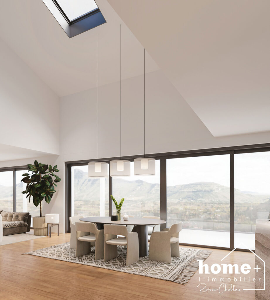 Les Évouettes – Superbe duplex neuf de 4,5 pièces en attique, d’env. 203 m2 pondérés, avec vue dégagée