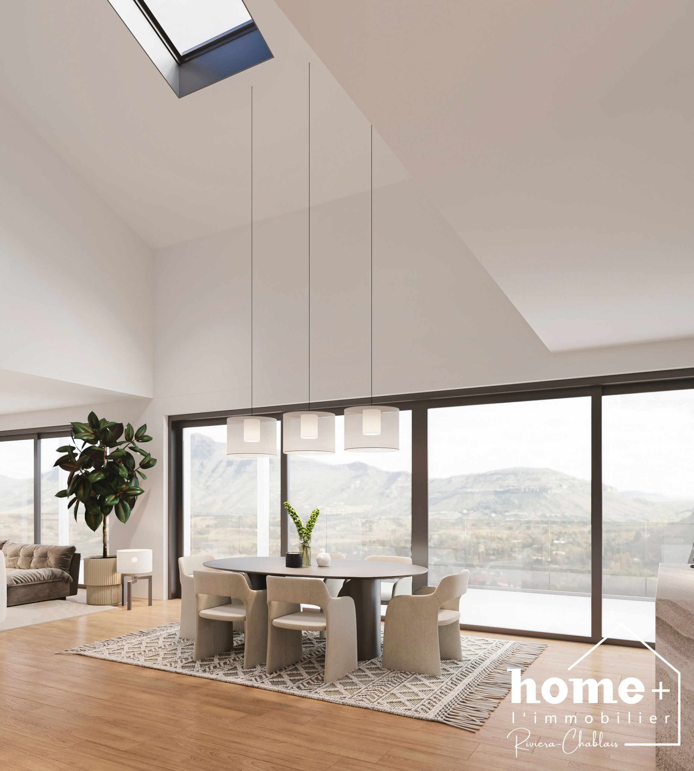 Les Évouettes – Superbe duplex neuf de 4,5 pièces en attique, d’env. 203 m2 pondérés, avec vue dégagée