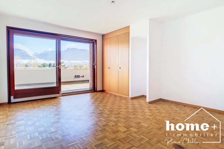 Magnifique appartement traversant de 4,5 pièces avec vue lac