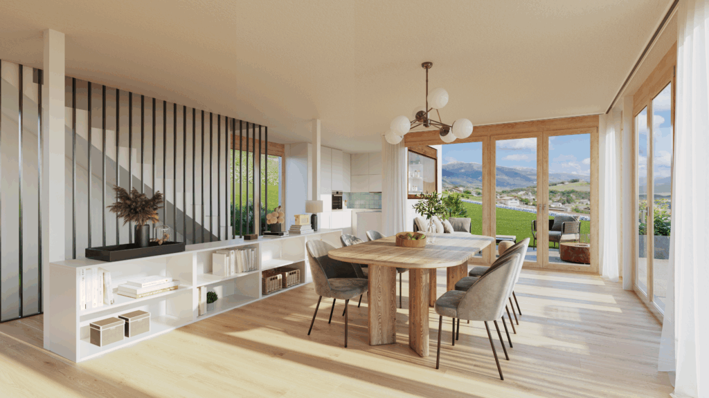 Veyras – Magnifique villa individuelle d&rsquo;architecte de 5,5 pièces