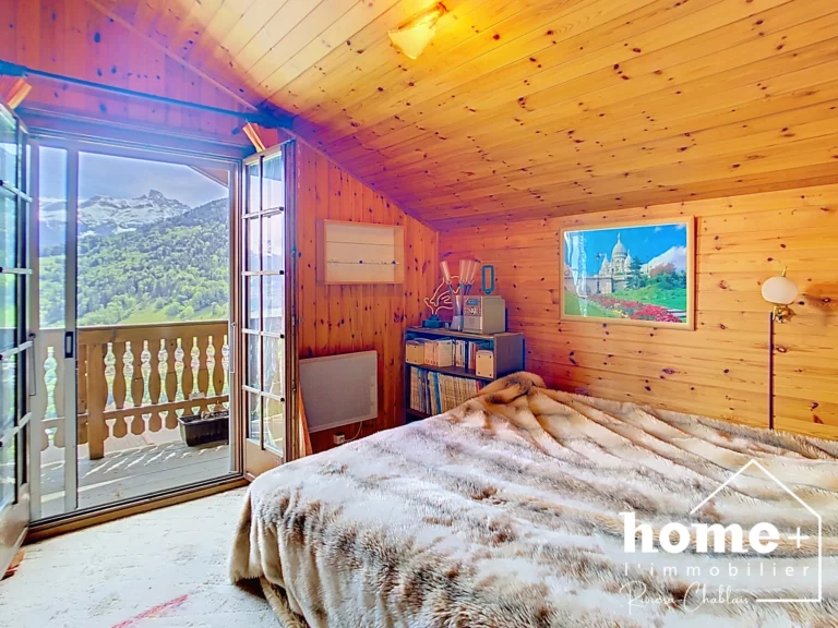 Troistorrents – Chalet 4 pièces avec cachet et vue