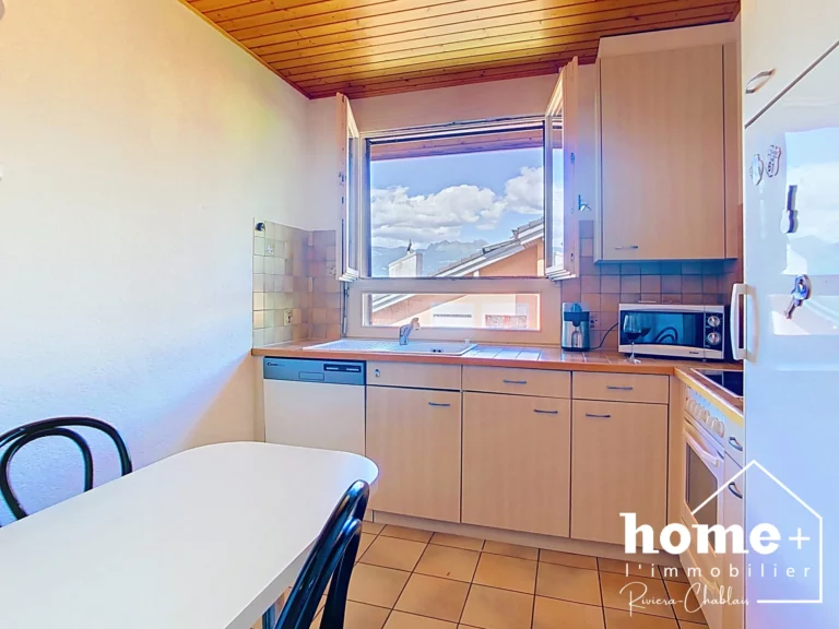 Le Bouveret – Appartement de 3,5 pièces, au calme avec vue dégagée sur le lac