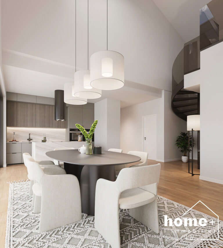 Les Évouettes – Superbe duplex neuf de 4,5 pièces en attique, d’env. 203 m2 pondérés, avec vue dégagée