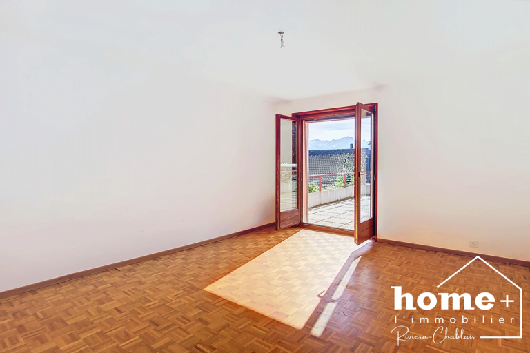 Magnifique appartement traversant de 4,5 pièces avec vue lac