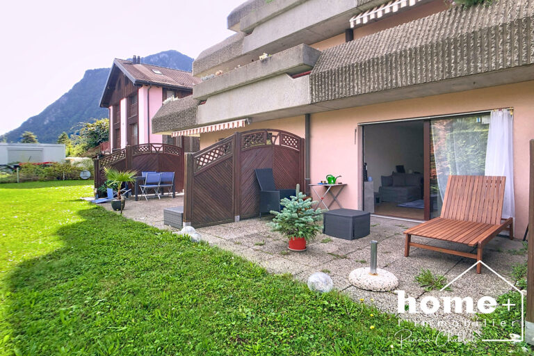 Bouveret – Magnifique studio avec terrasse à 2 minutes à pied du lac