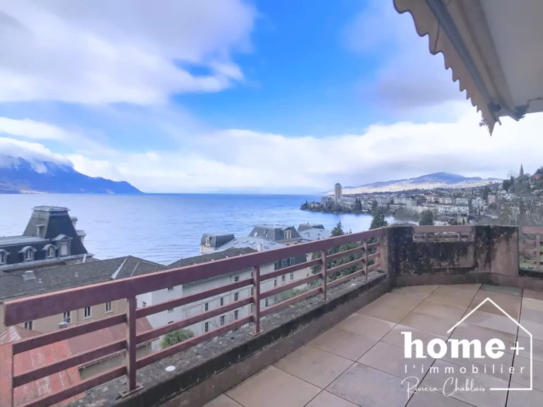 Territet – Superbe appartement de 3,5 pièces en position dominante et vue panoramique !