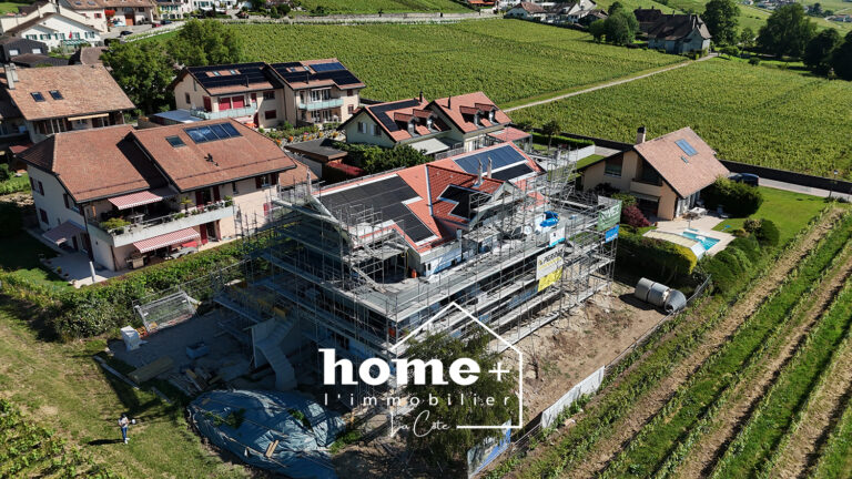 Luins – Appartement en duplex avec jardin, terrasses et vue lac