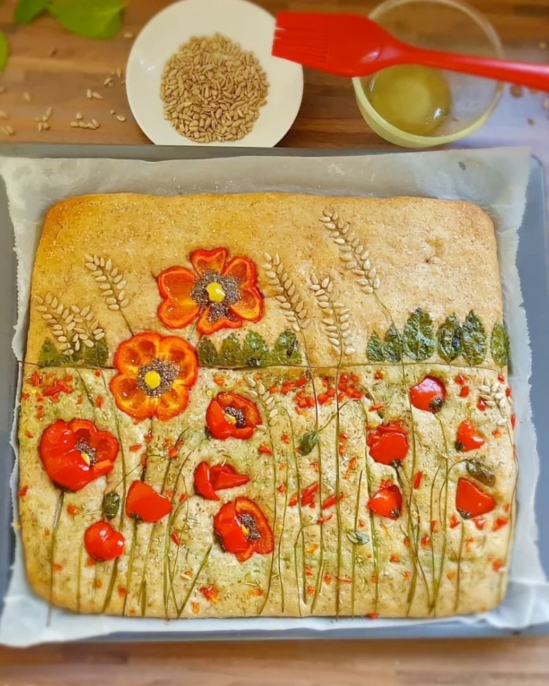 Connaissez-vous la focaccia fleurie ?