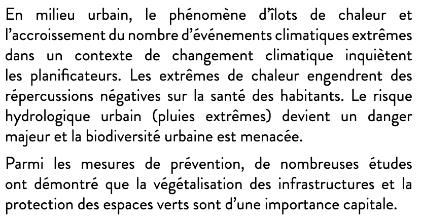urbain, climat, chaleur, végétalisation, toits, espaces verts