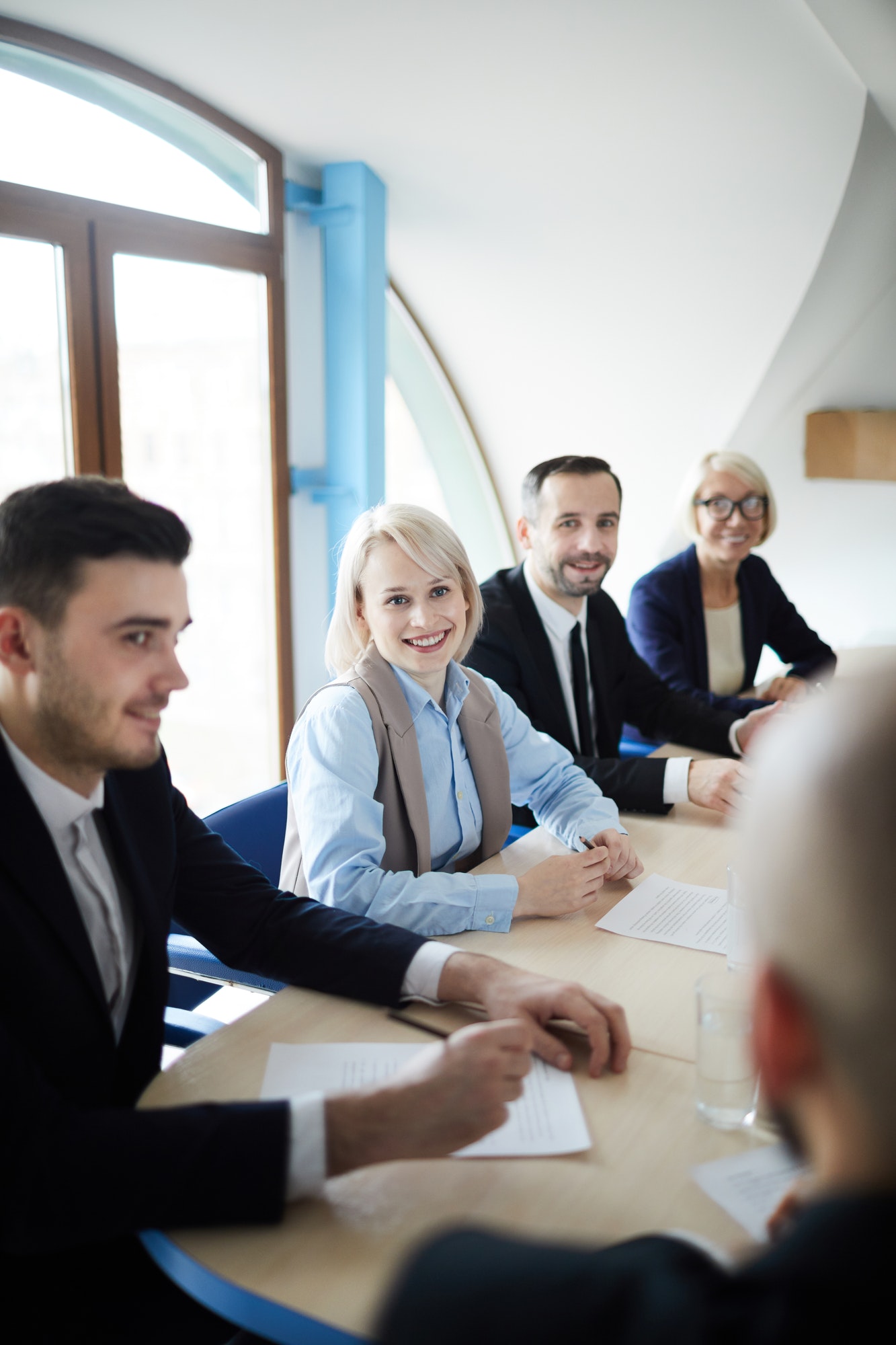 Business team at conference