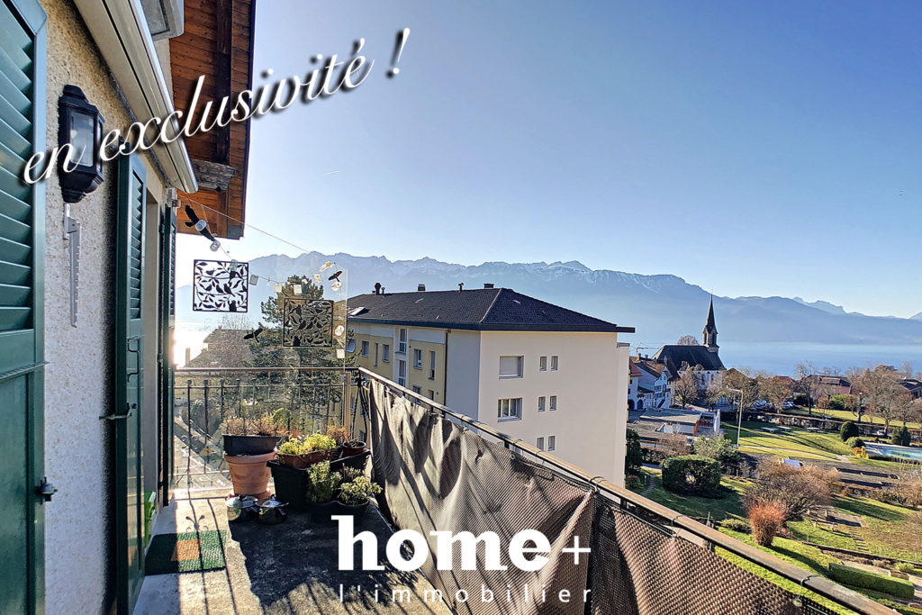 Chexbres – Bel appartement de 2.5 pièces avec sa grande terrasse