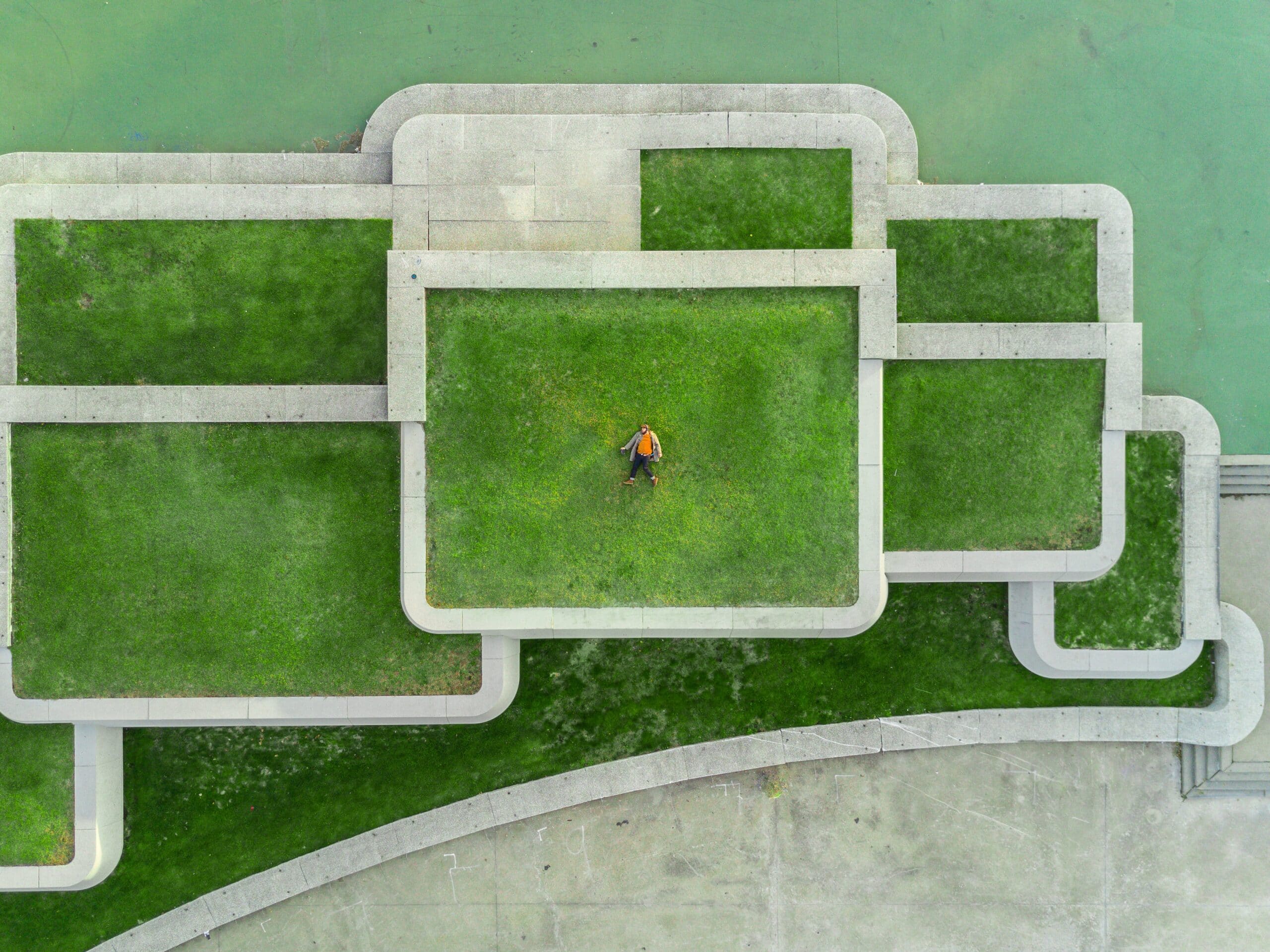 urban-green-roof-drone-portrait